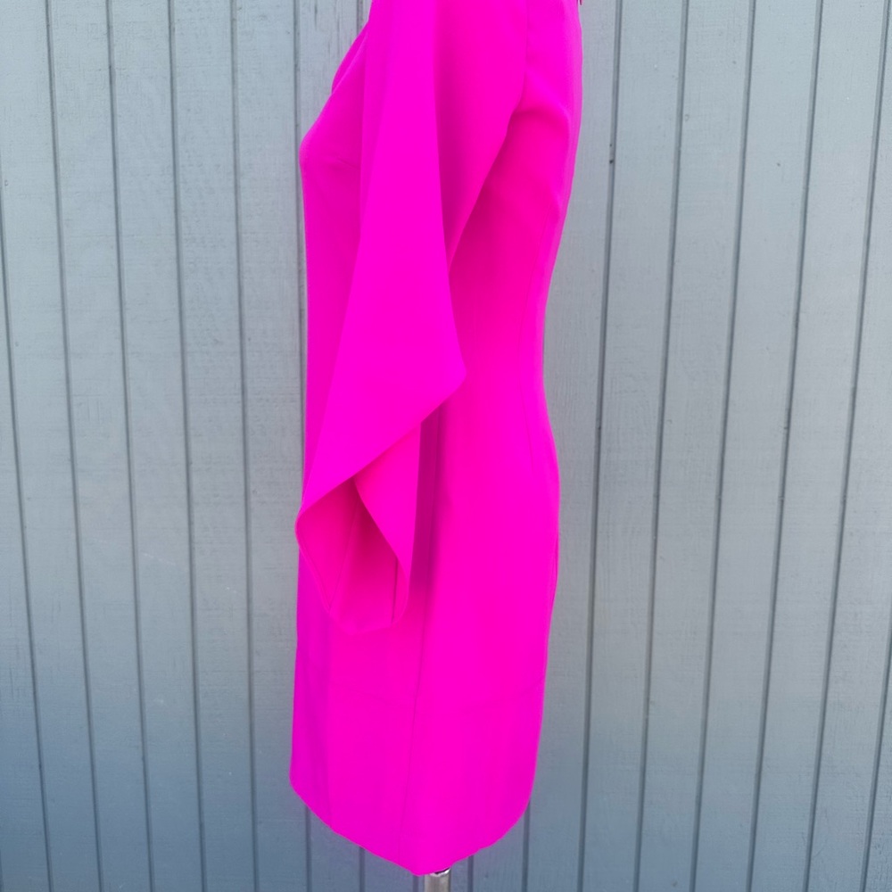 Laundry By Shelli Segal Pink Sheath Dress with Bell Sleeves - Picture 7 of 14
